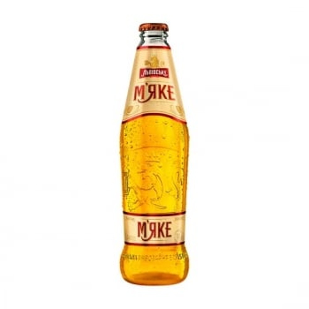 Пиво "Львівське М'яке" скло 0,45л