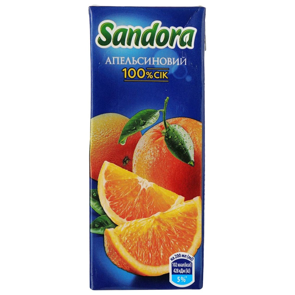 Сік Sandora 0.2 л. Апельсин