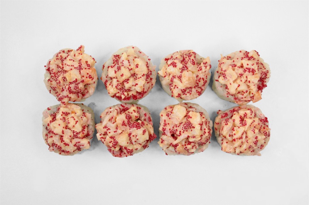 Рол з креветкою і тобіко GLV