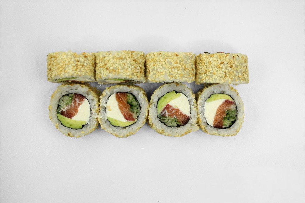 Рол з лососем в кунжуті GLV