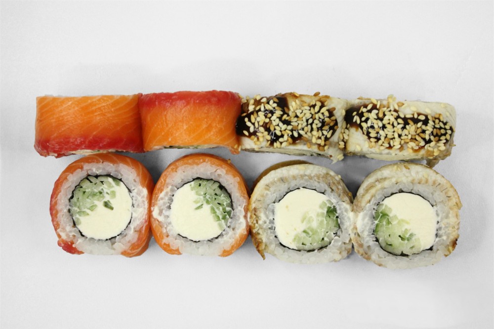 Філадельфія з лососем і вугрем GLV