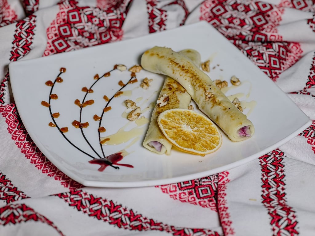 Млинці в асортименті