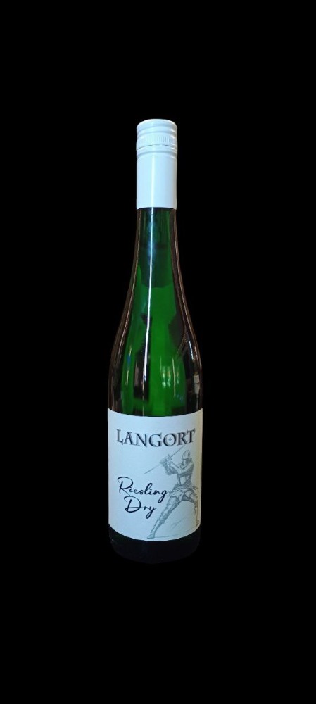 Вино біле сухе Langort Riesling 0.750л.