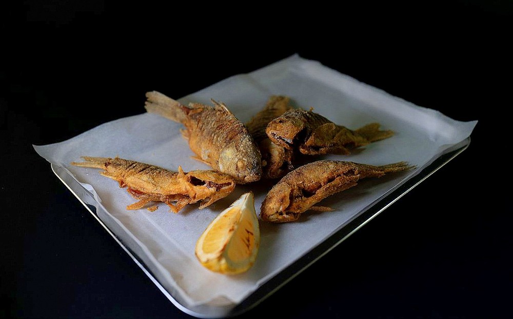 Карась смажений