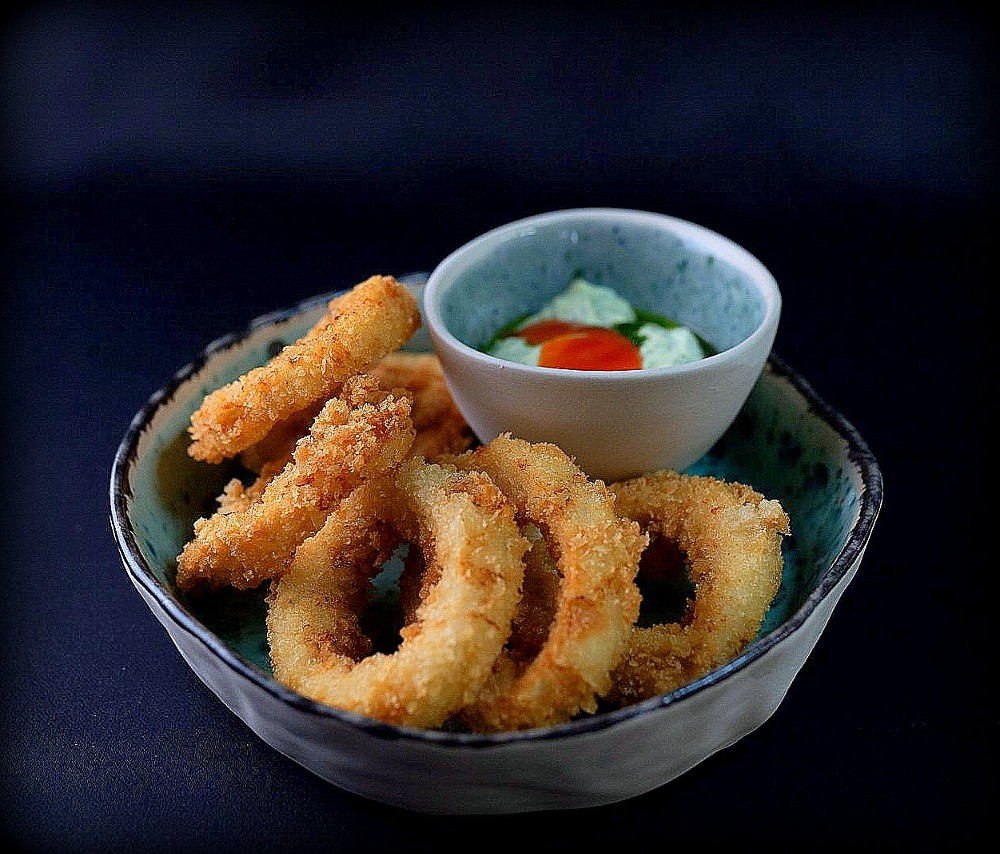 Кільця кальмара фрі