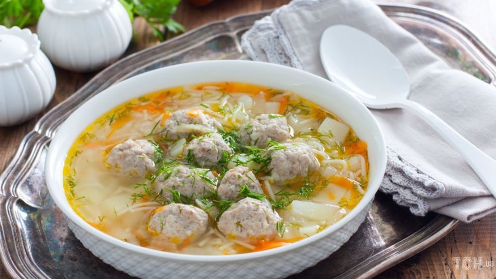 Суп з фрикадельками (250гр)