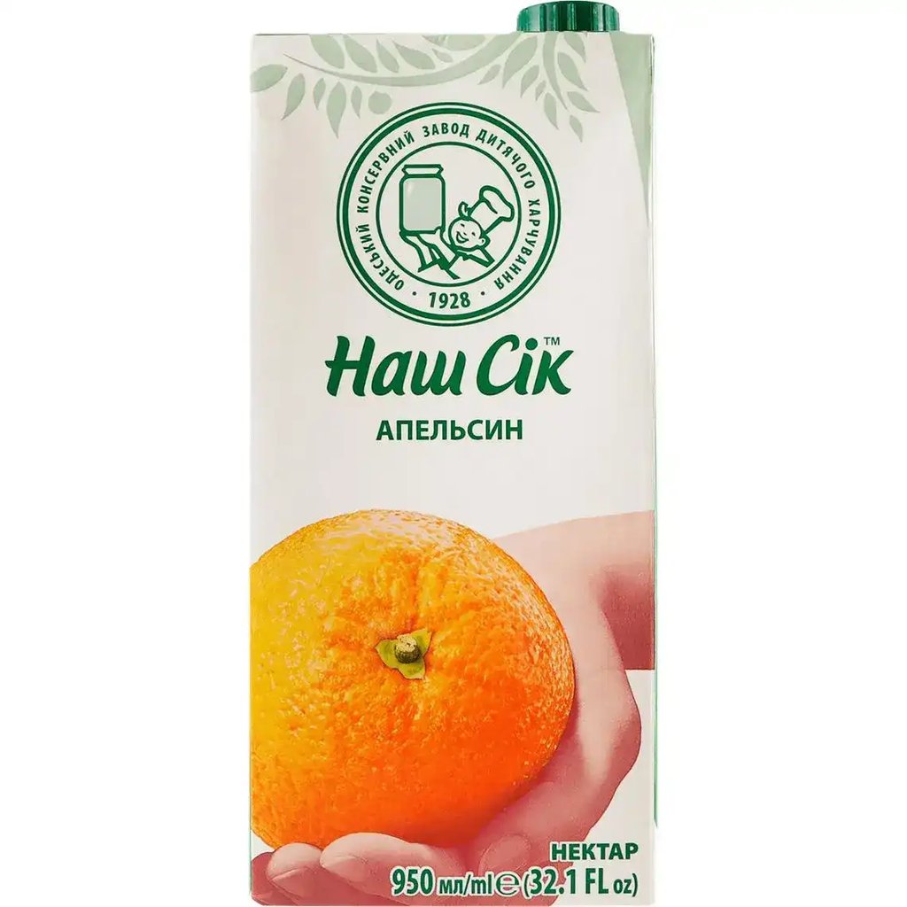 Сік "Наш Сік" Апельсин (1л)