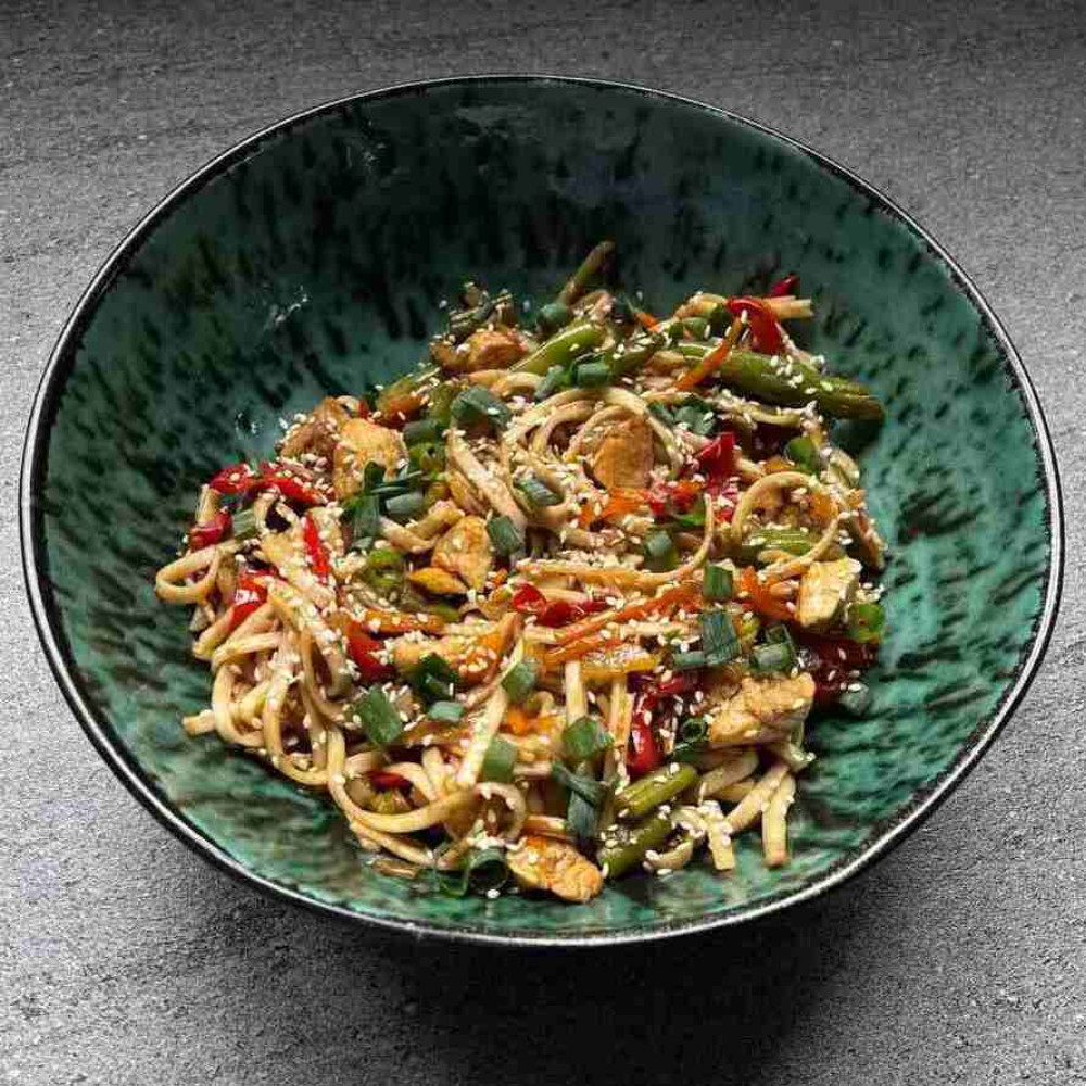 Локшина WOK з креветкою