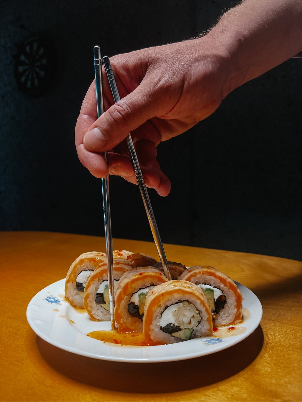 Філадельфія татакі з креветками темпура 380г