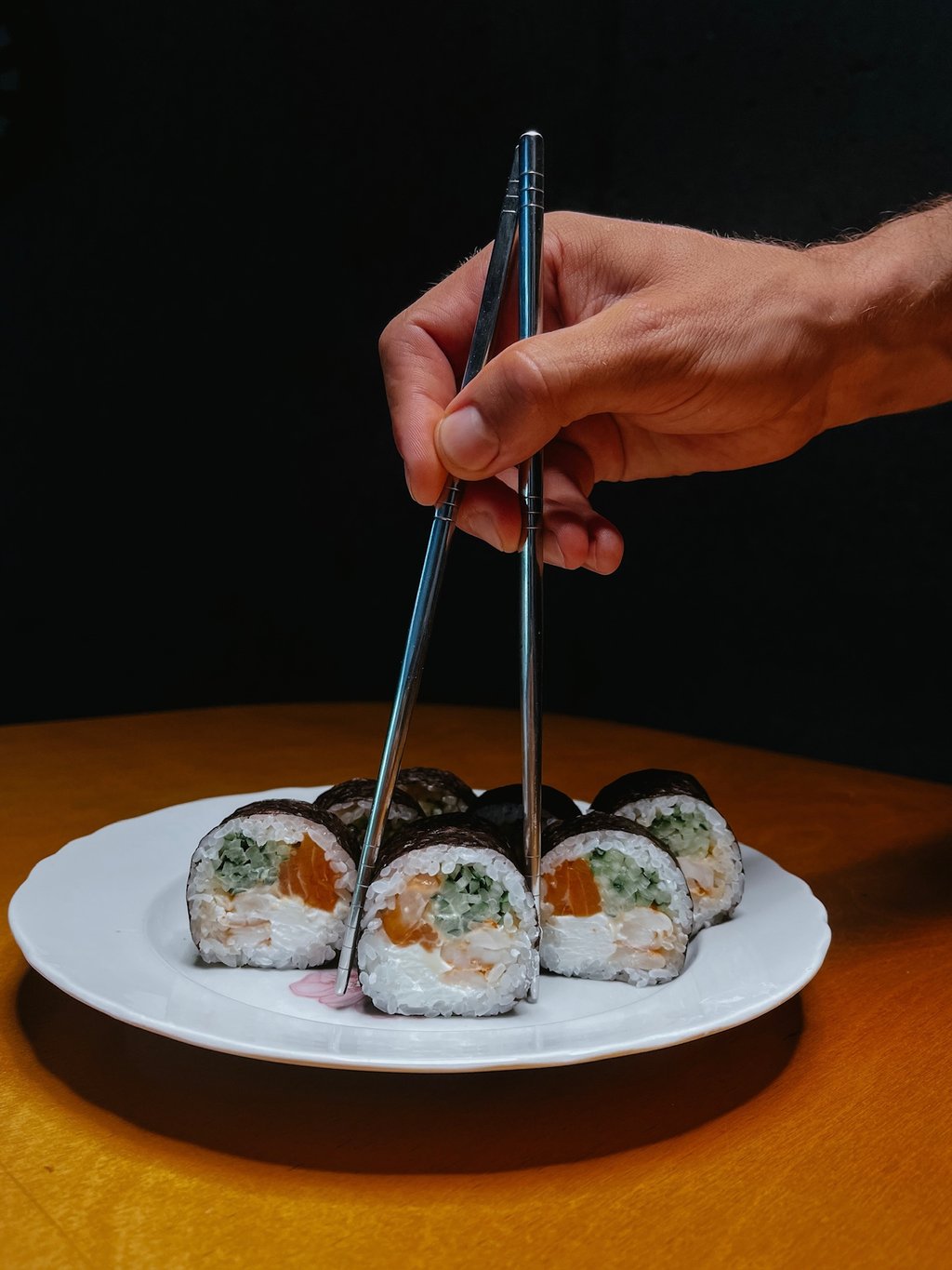 Футомакі з лососем та креветкою 310г