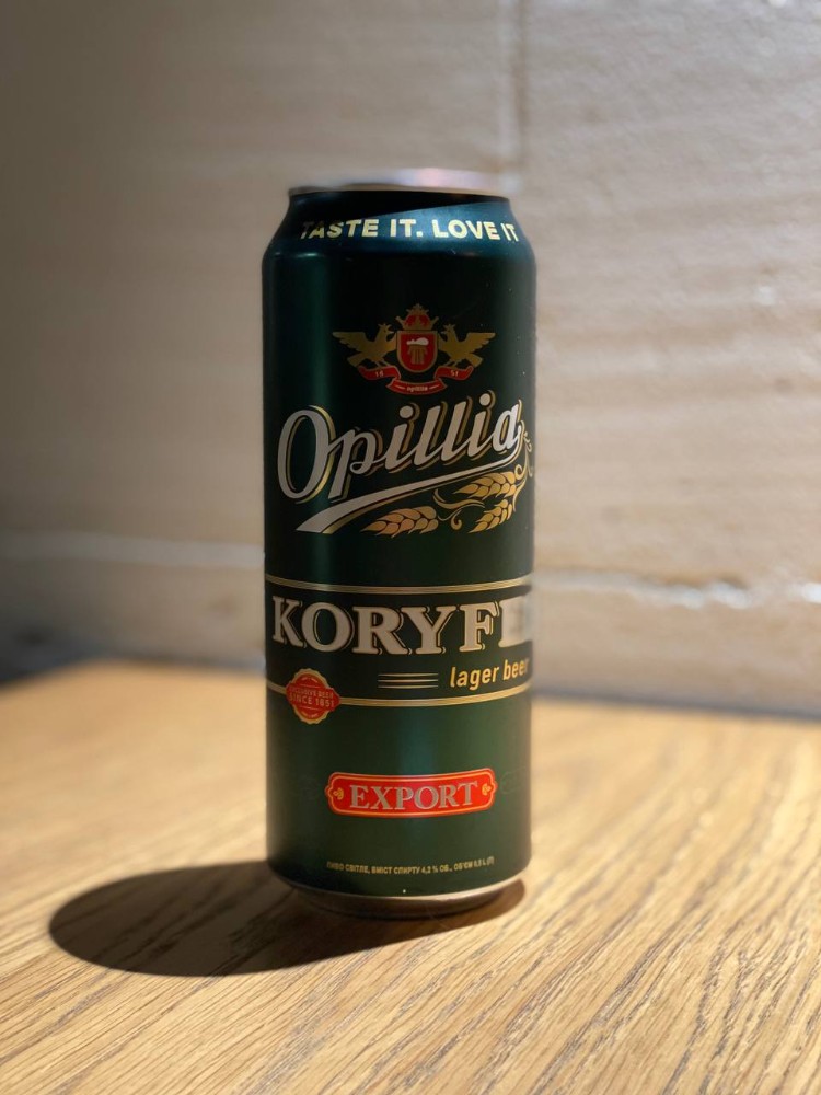 Пиво Опілля Корифей, Ж/Б, 0.5 л.