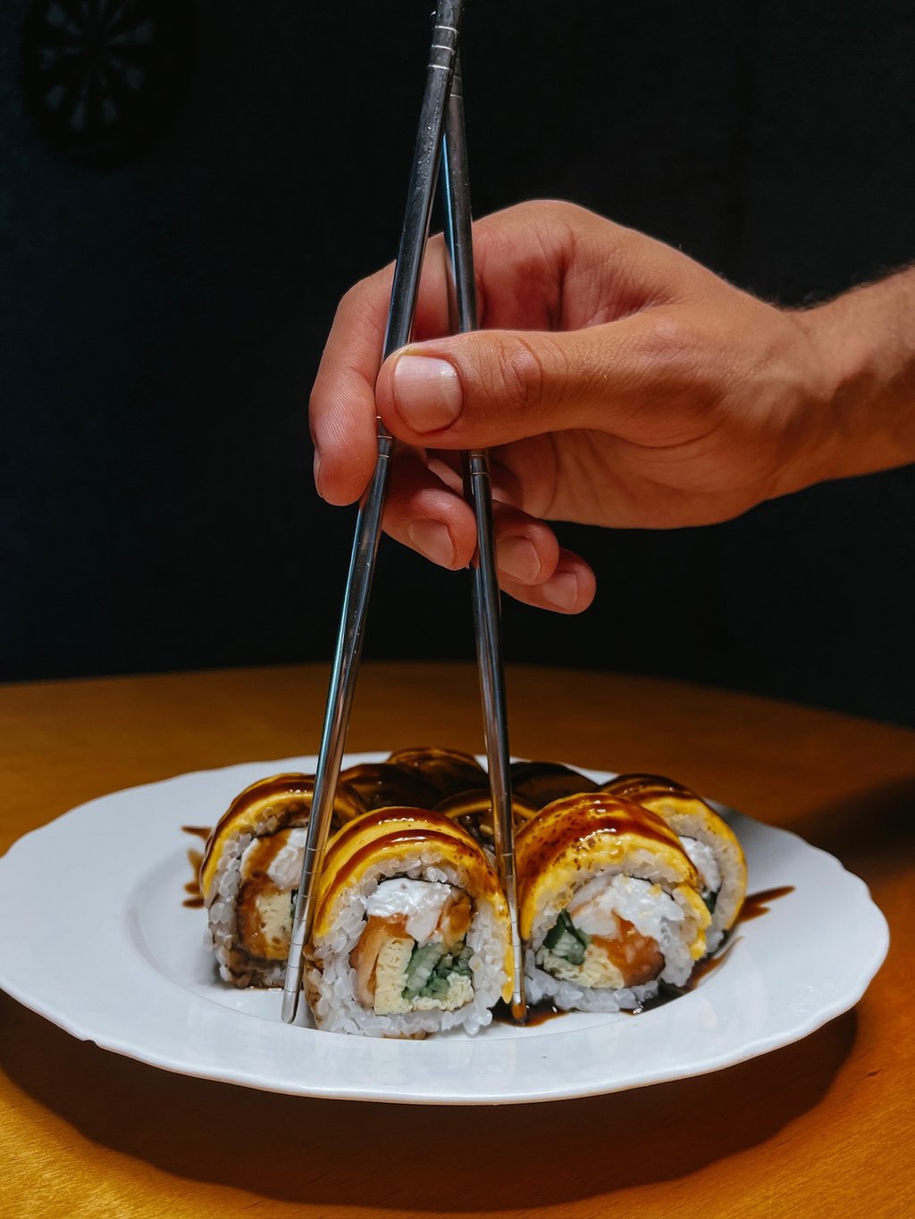 Сирний рол з лососем та креветкою 340г