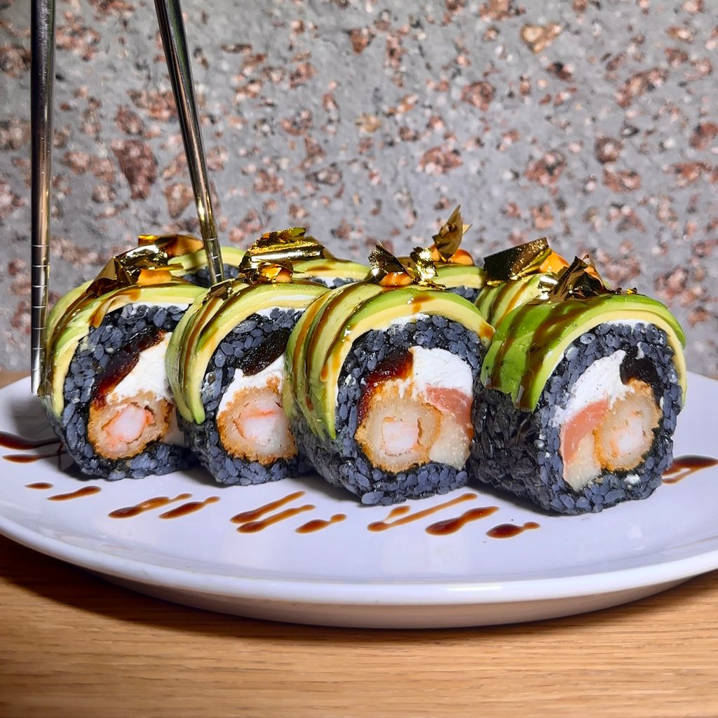 Рол чорний бамбук 390г