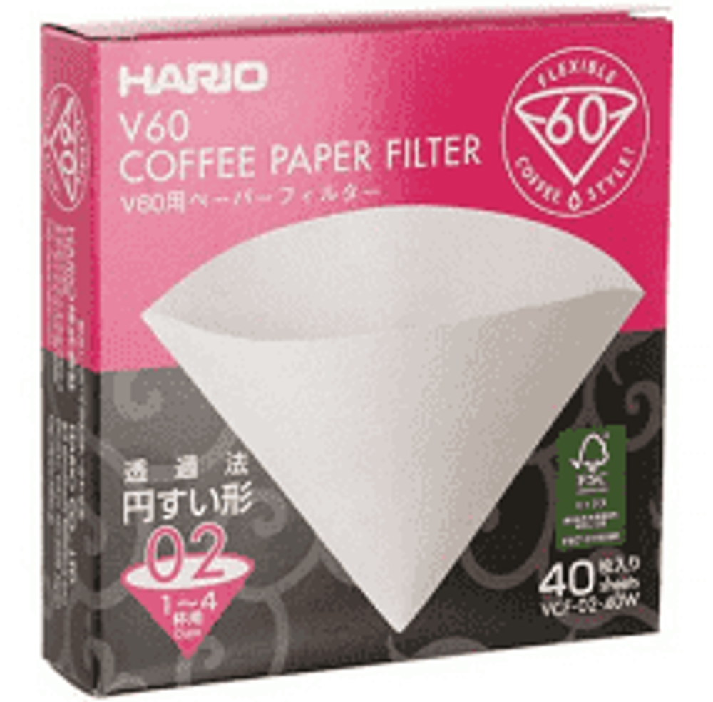 hario 02 фільтри 40шт