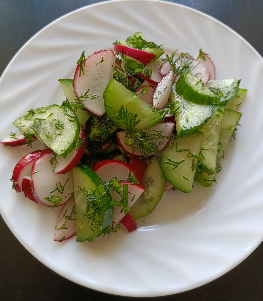 салат з редиски з маслом 125г