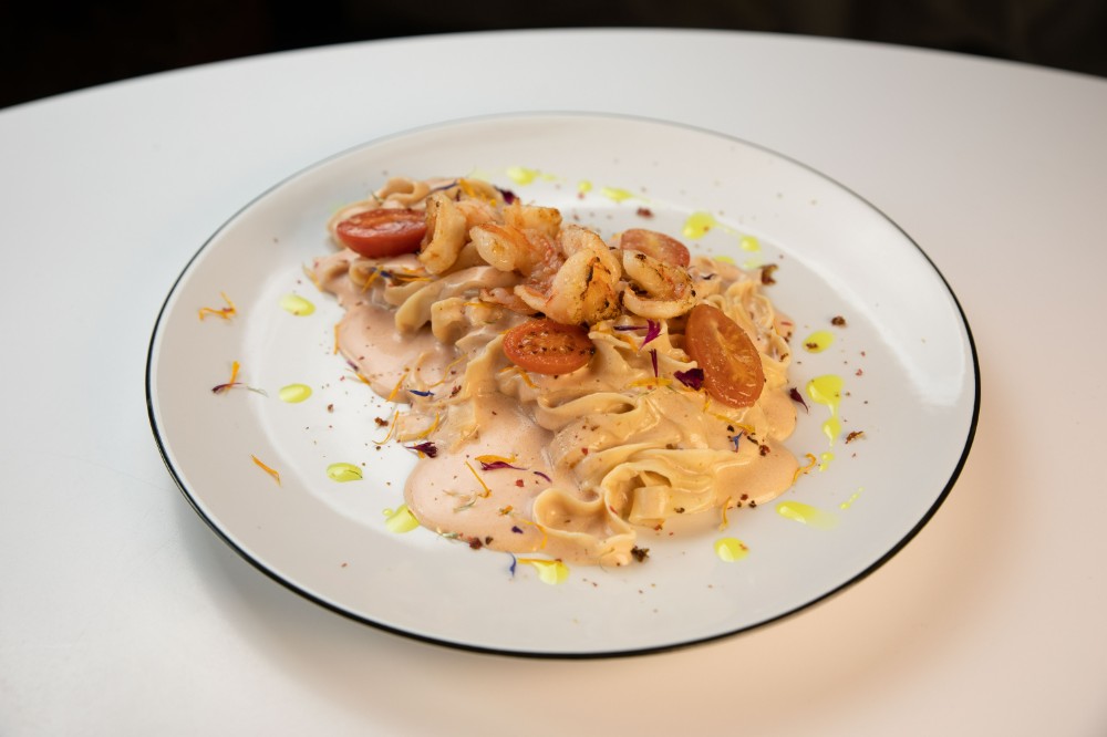 Паста з креветками 300г