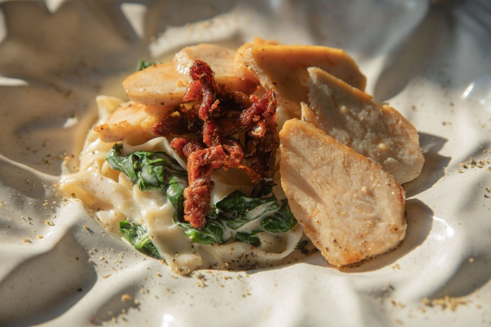 Паста з куркою та шпинатом 340г