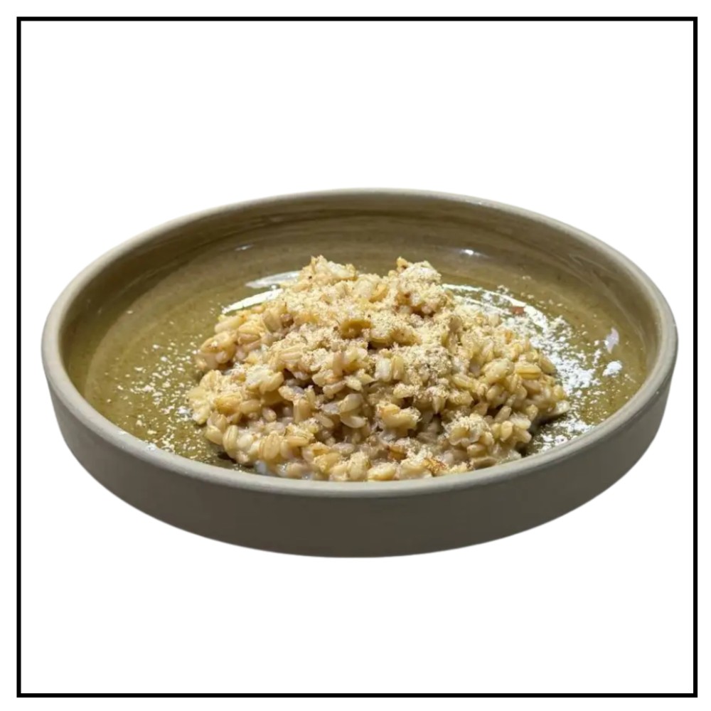 Цільнозернова вівсянка на кокосових вершках