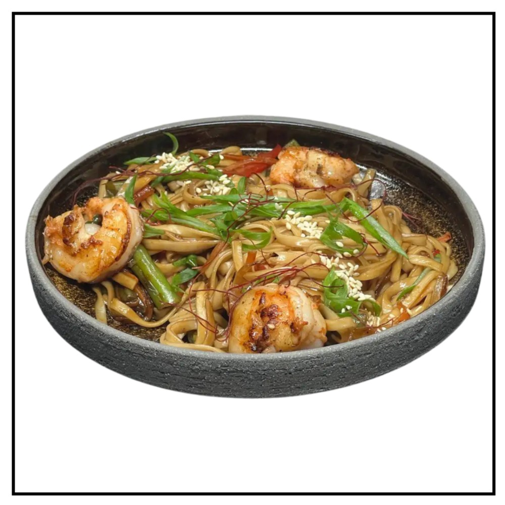 Удон з креветками 