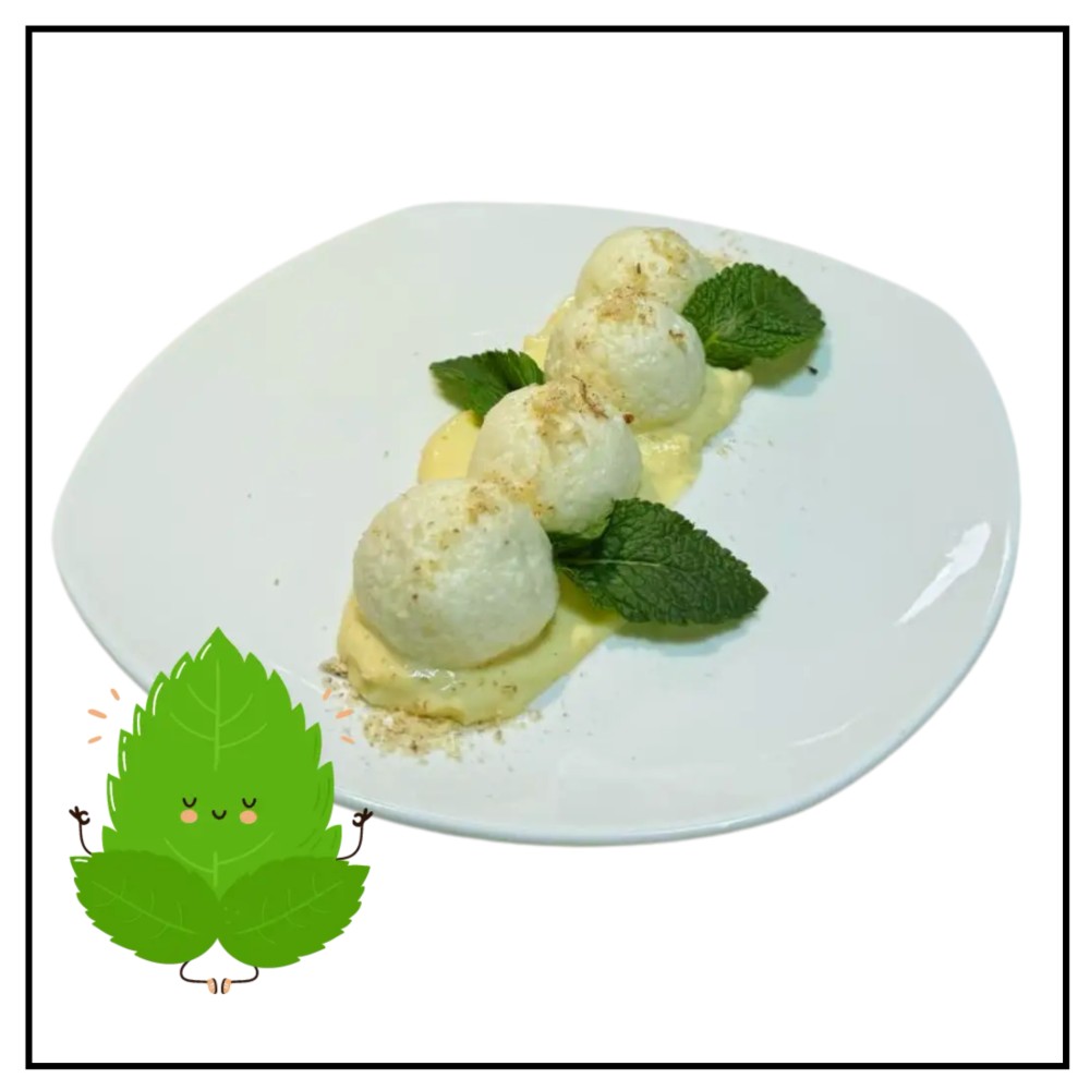 Ліниві вареники з заварним кремом