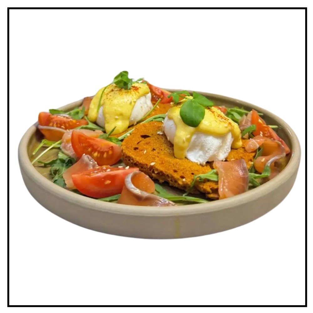 Яйця бенедикт з лососем та голландським соусом 