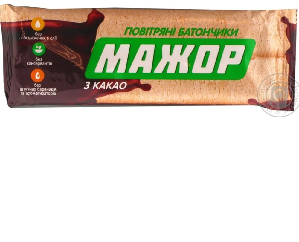 Злак.батончик "Мажор" з какао 49г