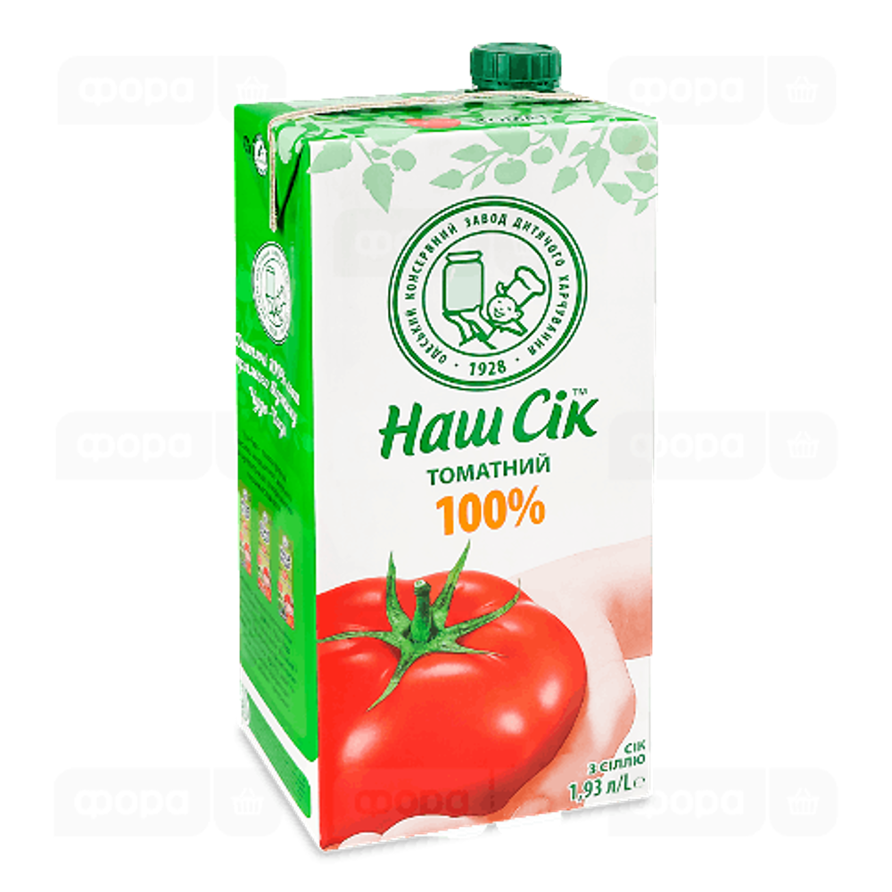 (Наш Сік) ТОМАТ 1,93л