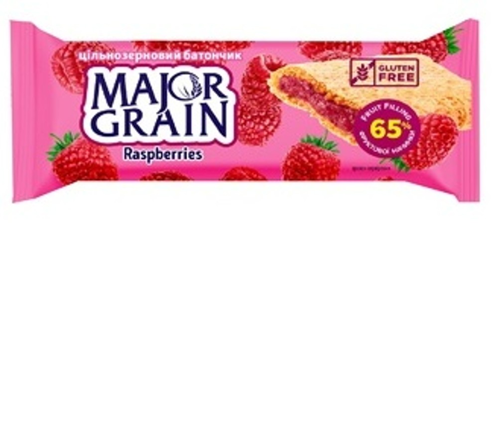 Злак.батончик "Major Grain" малина 40г