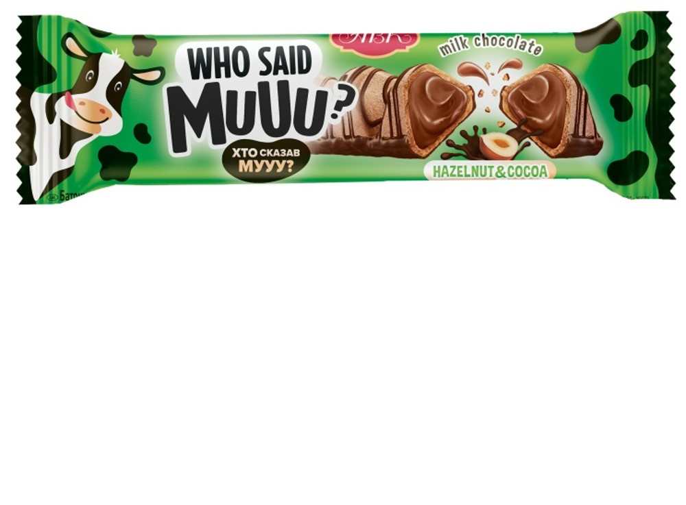 Батончик "Who said muu?" шоколад 29г