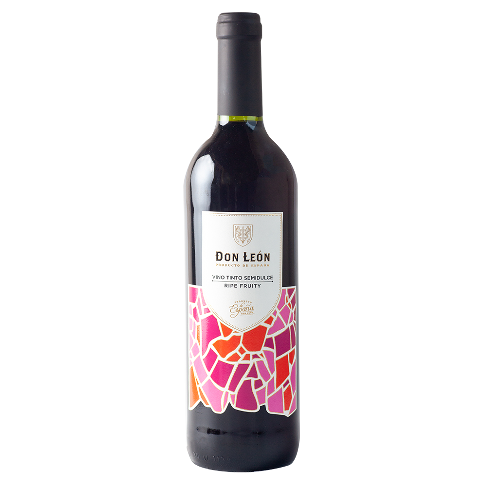 Вино столове Red Wine Semisweet Don Leon черв/н/сл