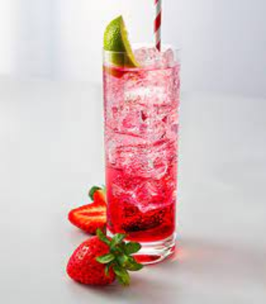 Italian Soda With Strawberry