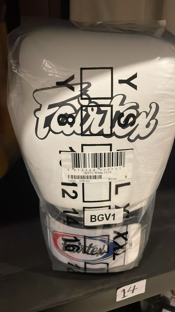 Gloves Fairtex BGV1 White (10oz)
