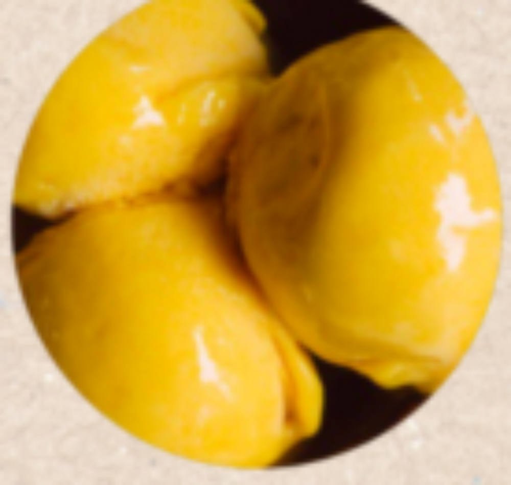 Mango Passion Fruit Vagen Ice Cream