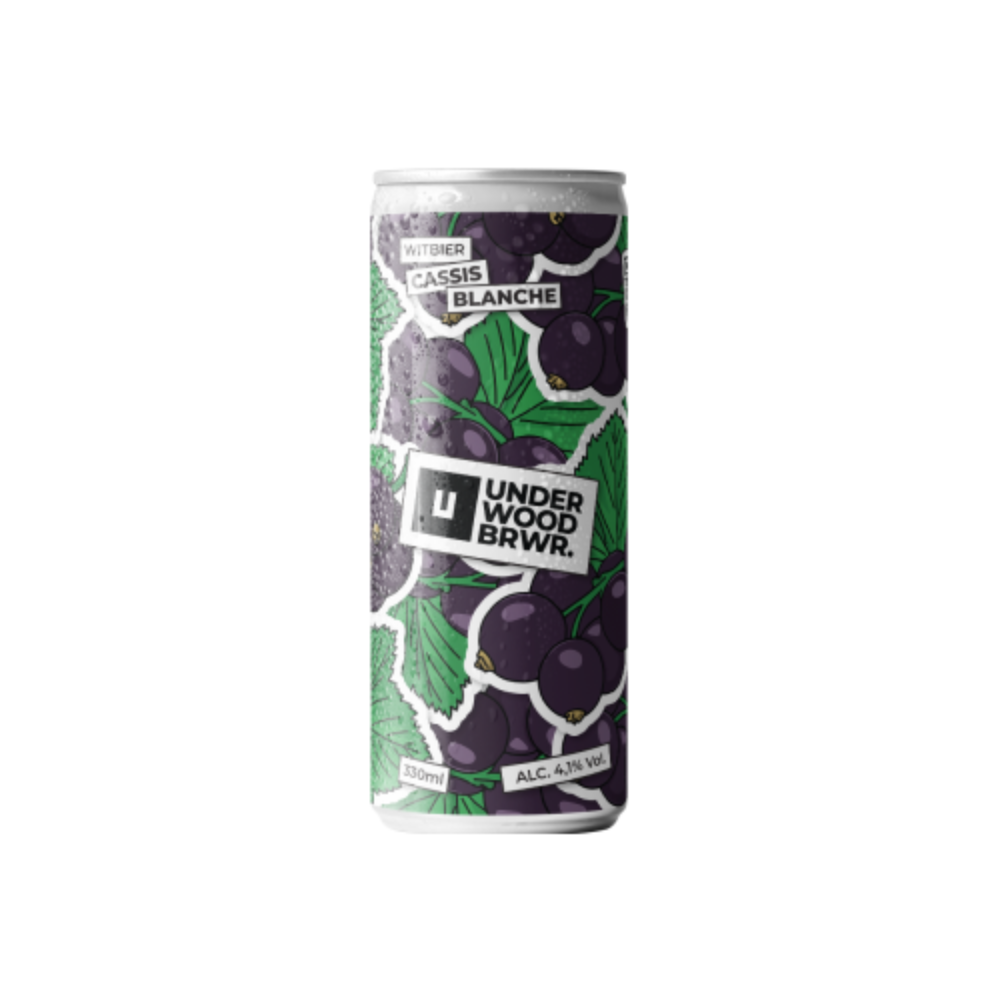 Пиво Underwood Cassis Blanche, ABV 4.1%, 0.33, шт