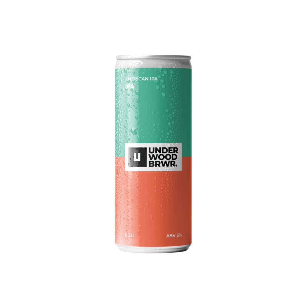Пиво Underwood IPA, ABV 6%, 0.33, шт