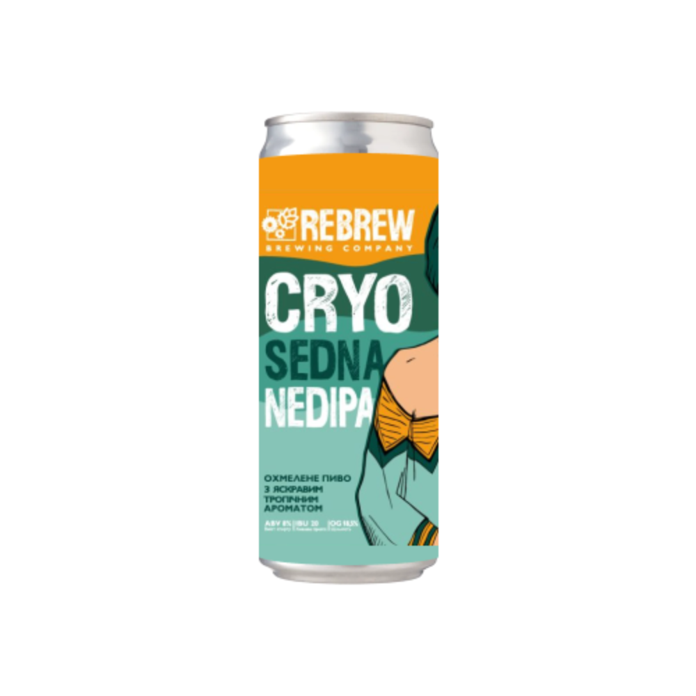 Пиво Rebrew Cryo Sedna, NEDIPA, ABV 8% IBU 14, 0.33, шт