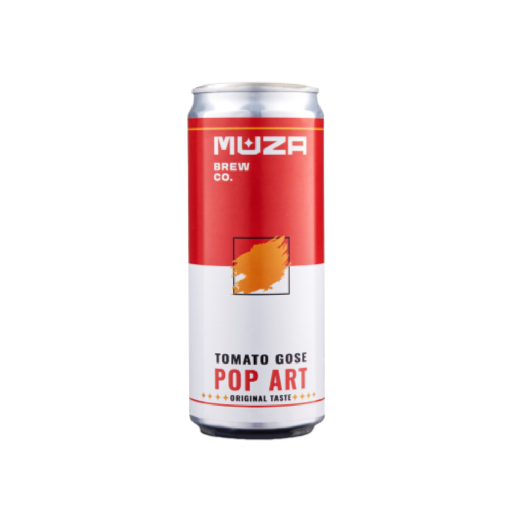 Пиво Muza POP ART - ORIGINAL TASTE,Tomato Sour, ABV 5% IBU 10, 0.33, шт