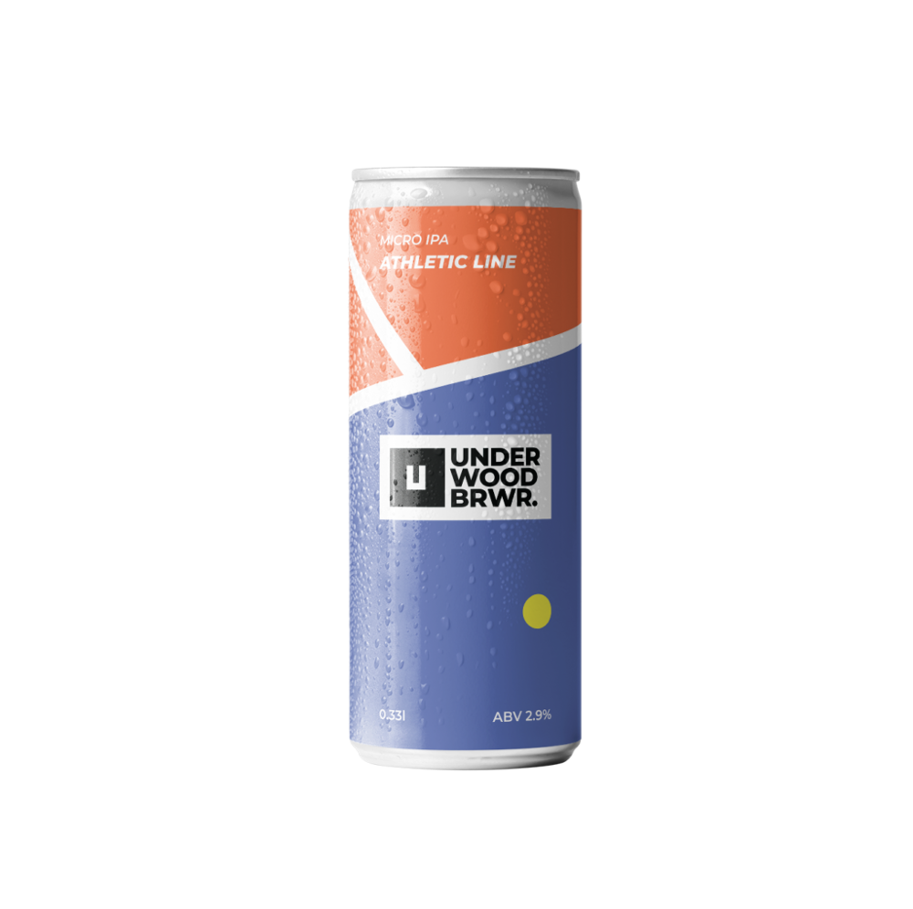 Пиво Underwood Athletic Line Micro IPA, ABV 2.9%, 0.33, шт