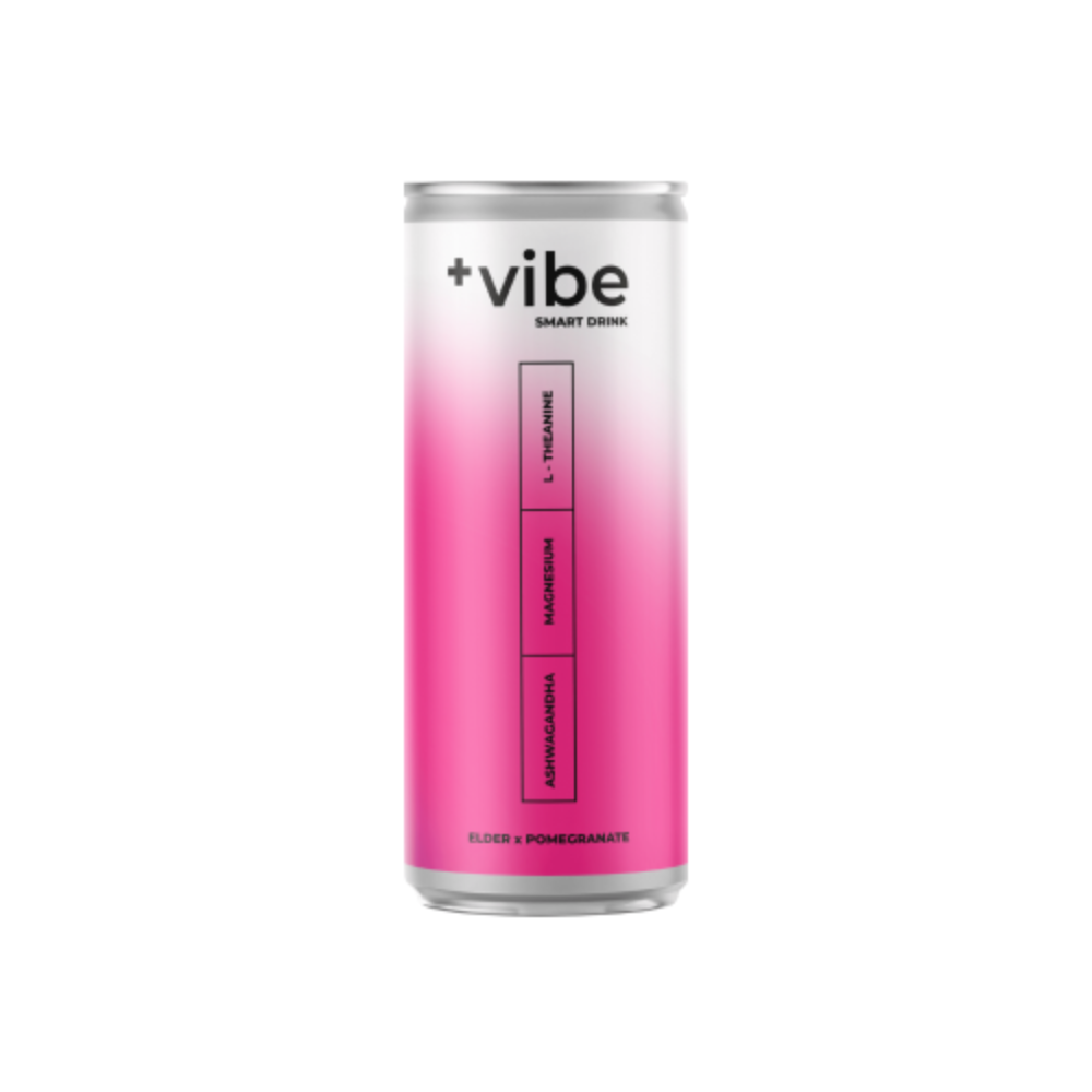 Лимонад Underwood CBD: +Vibe Elder X Pomergranate, ABV 0%, 0.33 л