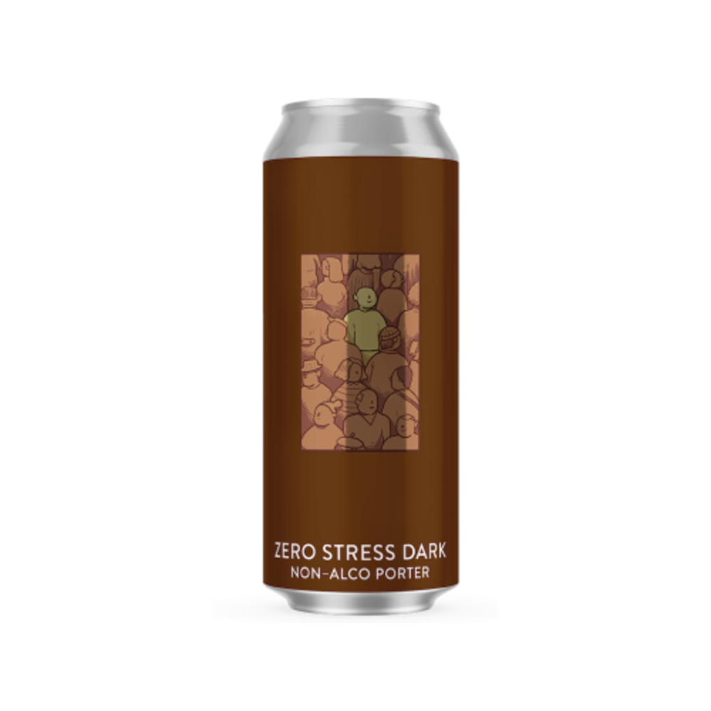 Пиво Varvar Zero Stress Dark, Stout Б\А, ABV 0.5%, IBU 10, 0.33, шт