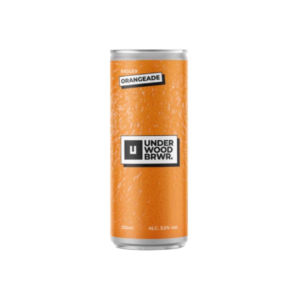 Пиво Underwood ORANGEADE, Radler, ABV 3% IBU 8, 0.33, шт