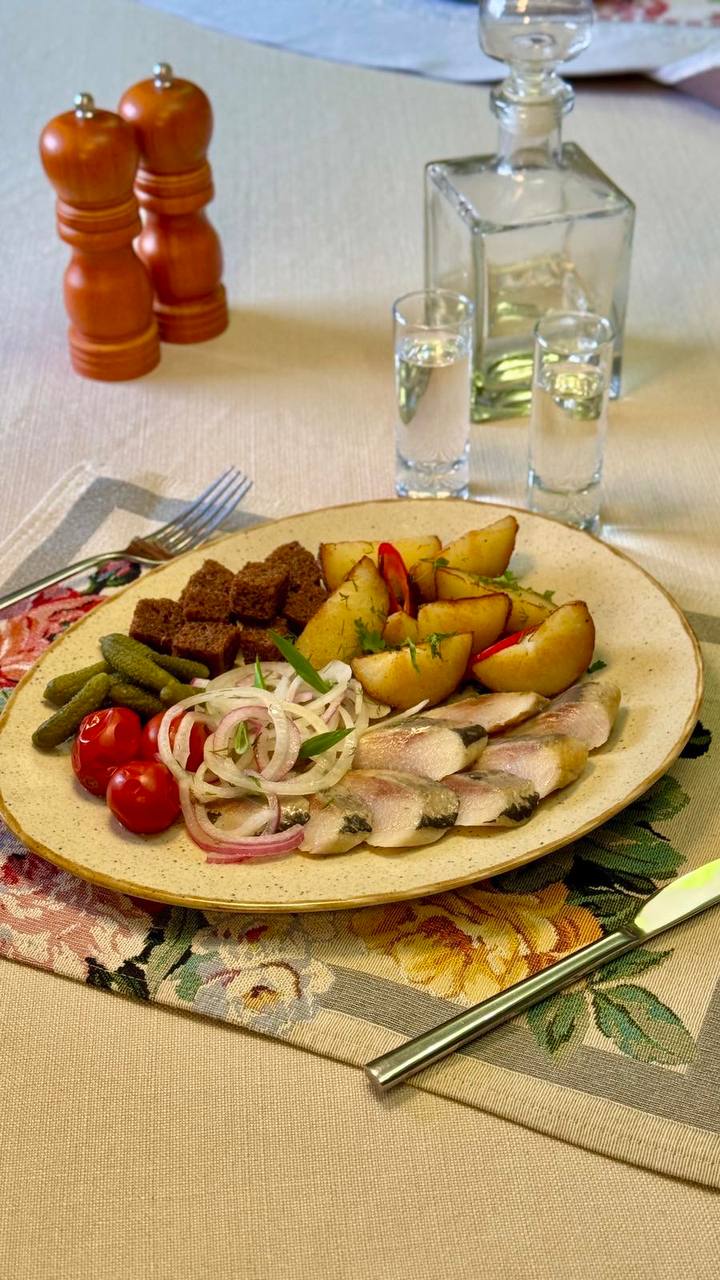 Оселедець з картоплею 