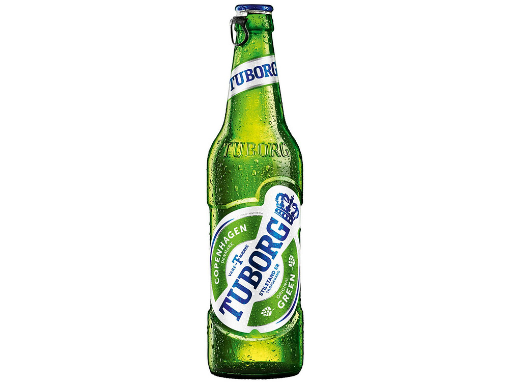 Пиво Tuborg Green пл. 0.5л.