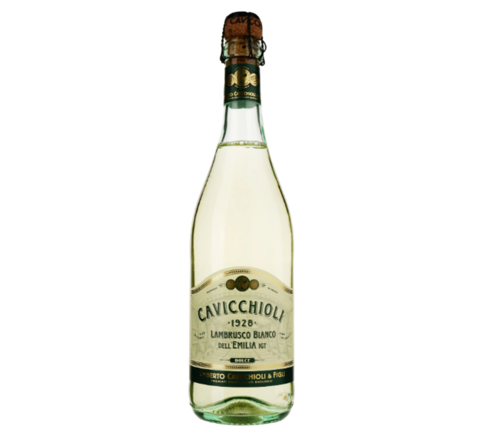 Cavicchioli Bianco dell'Emilia IGT Dolce ігристе lambrusco напівсолодке біле 125 мл