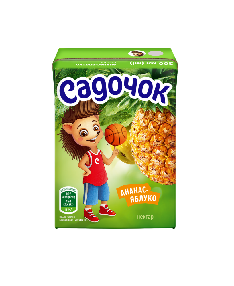 Садочок ананас-яблуко