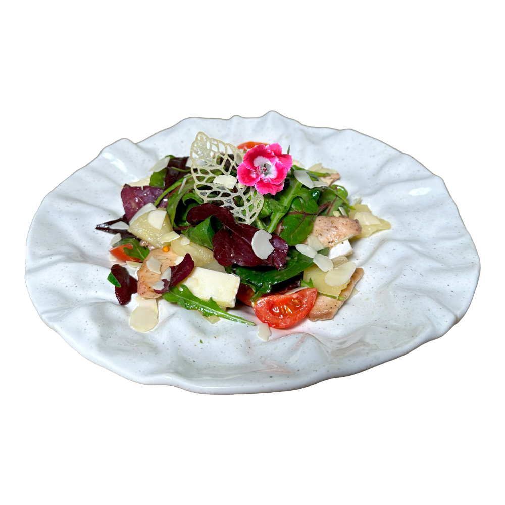 Салат з куркою та брі