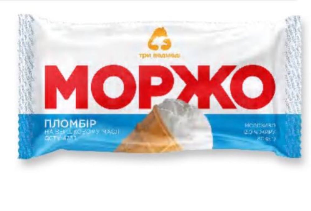 Морозиво «Моржо» пломбір