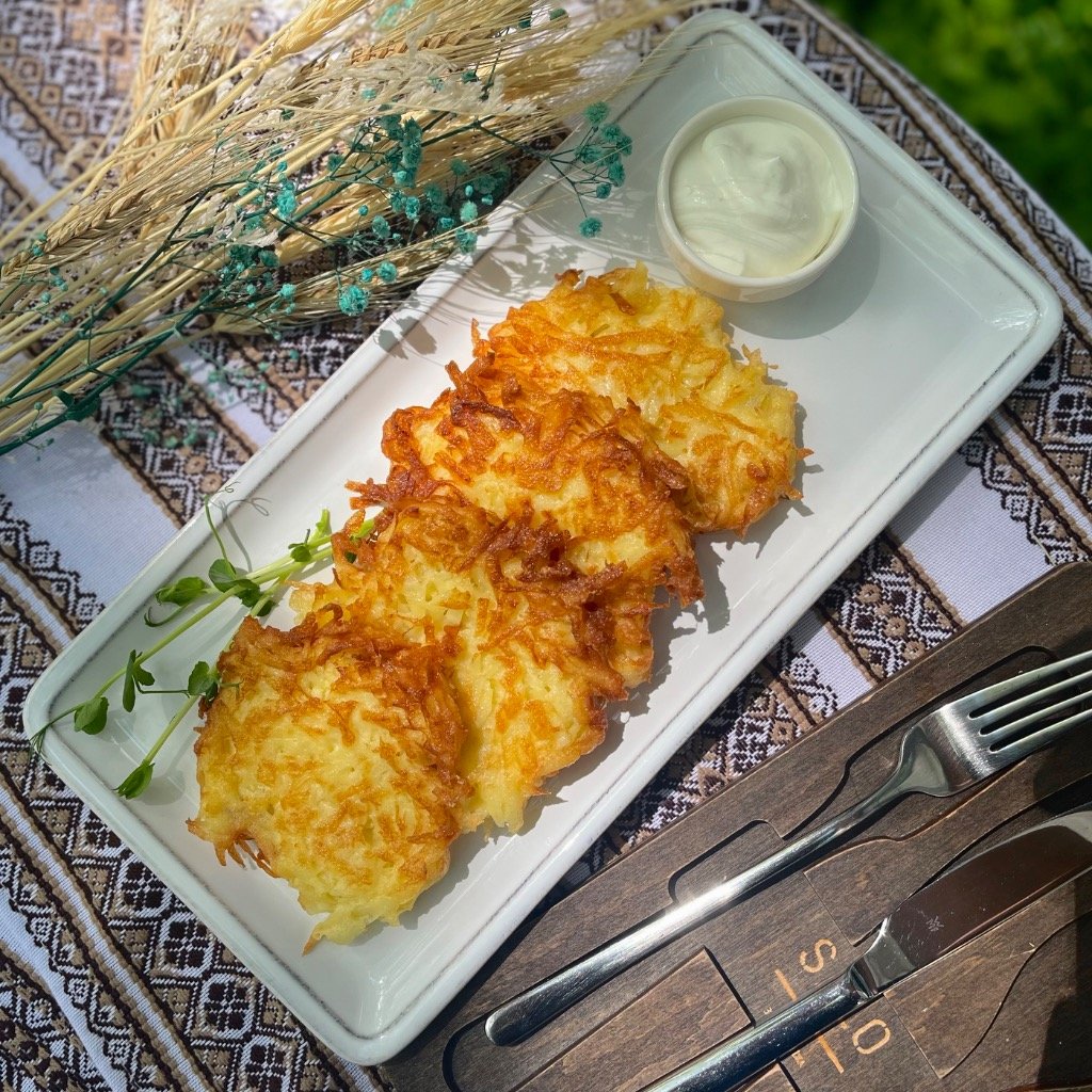 Картопляні деруни (Potato pancakes)