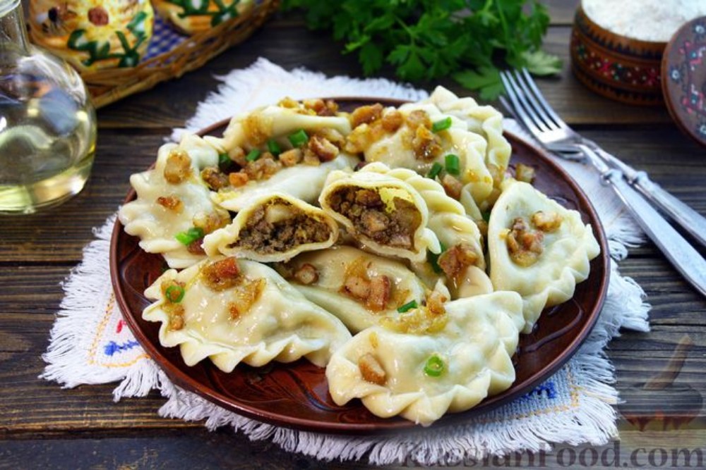 Вареники з печінкою