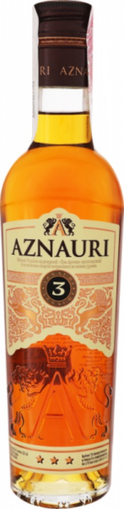 Коньяк Азнаурі 3*